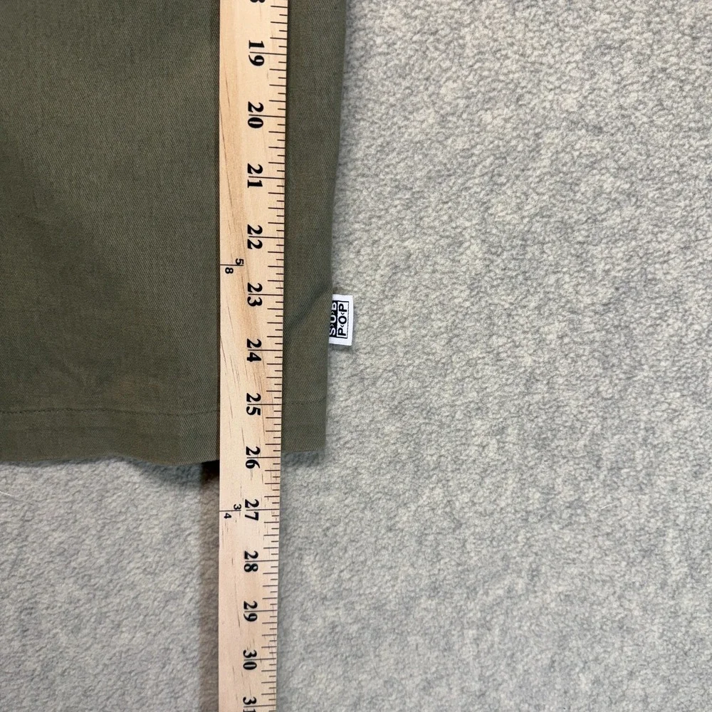 Vintage Sub Pop Records Mens Chore Jacket Olive Green Utility Workwear Size L - Picture 16 of 16